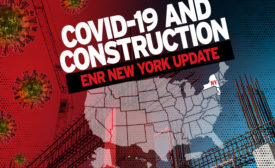 新利18备用位纽约冠状病毒COVID-19标志