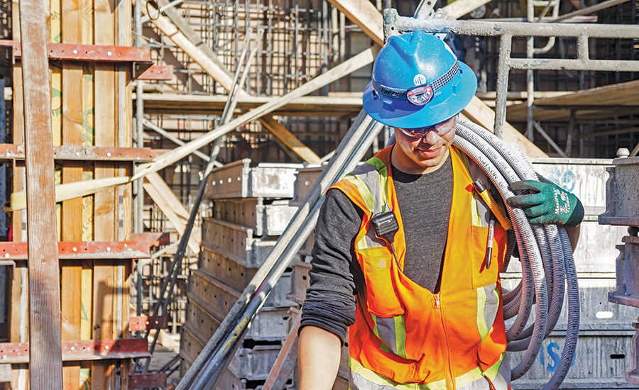 construction worker in the field