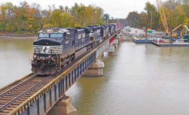 不rfolk Southern Railroad Grand River Bridge Emergency Repairs