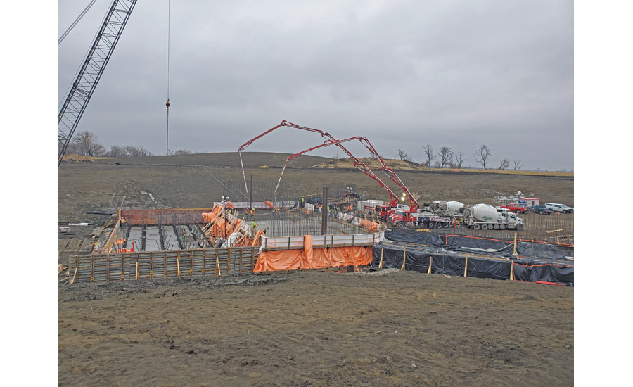 concrete pour