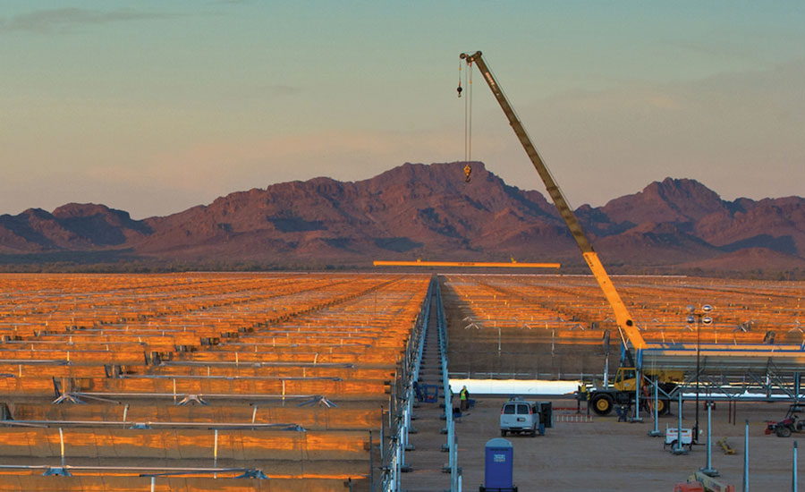 Abengoa-owned太阳热能工厂,亚利桑那州
