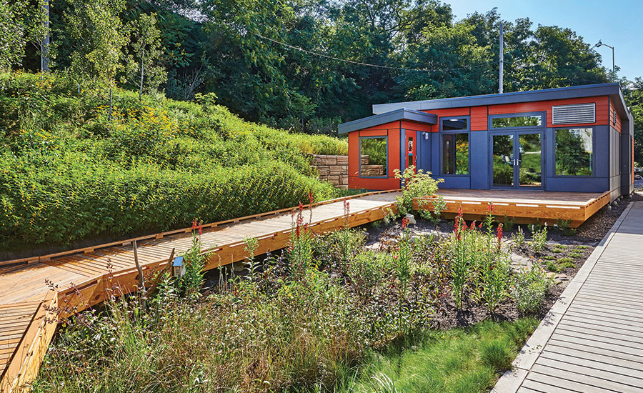 Modular classroom at Phipps Conservatory