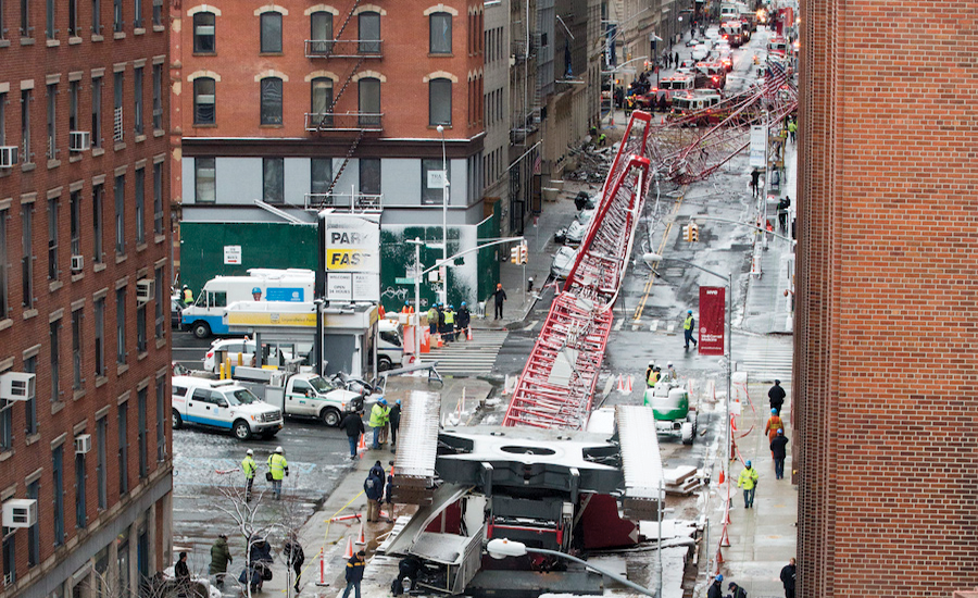 NYC crawler crane