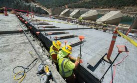 Spillway reconstruction