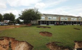 Multiple sinkholes