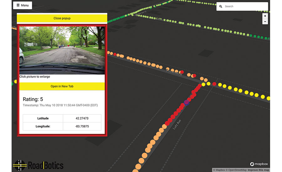 Roadbotics’ machine vision system