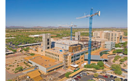 aerial view of Mayo Clinic construction