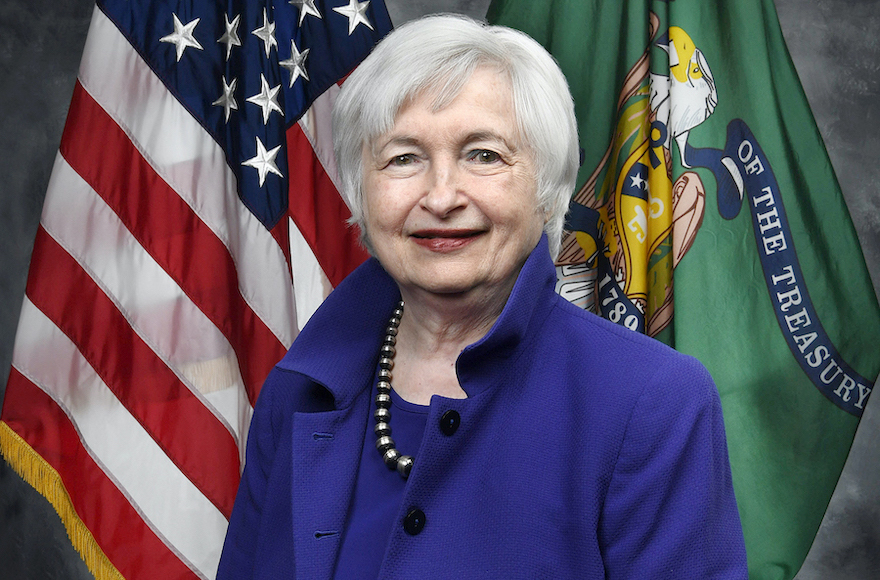 Treasury Secretary Janet Yellen