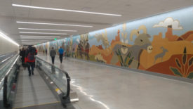 盐湖机场大会大隧道壁画