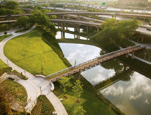 Houston’s buffalo bayou transformation turns derelict channel into urban paradise